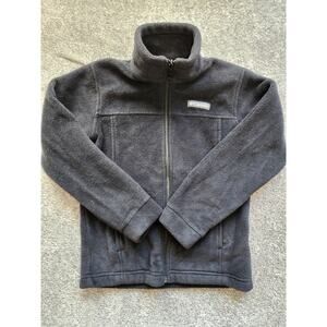 Columbia Black Youth Small (8) Full Zip Fleece Jacket